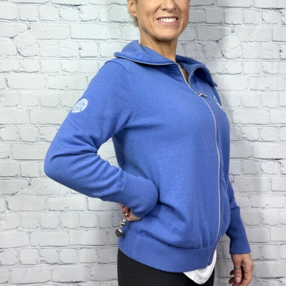 |•POLO GOLF RALPH LAUREN•| Cashmere Coolmax® PGA Full Zip Sweater Kitchen Aid - Picture 2 of 14